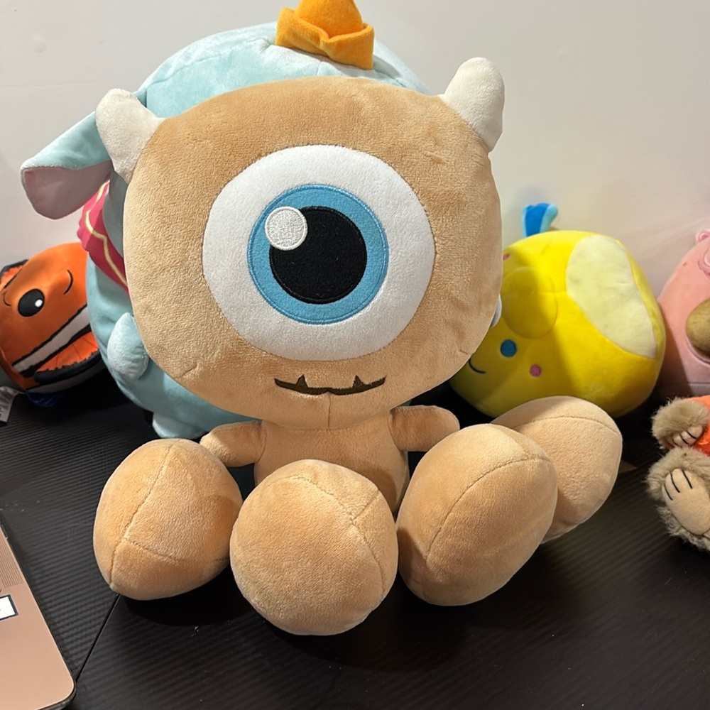 Walt Disney Parks Monsters, Inc. LITTLE MIKEY Big Feet Plush
